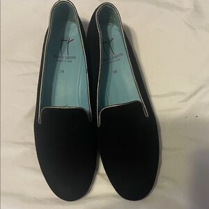 Thierry Rabotin Men's Black Slip-On Loafers